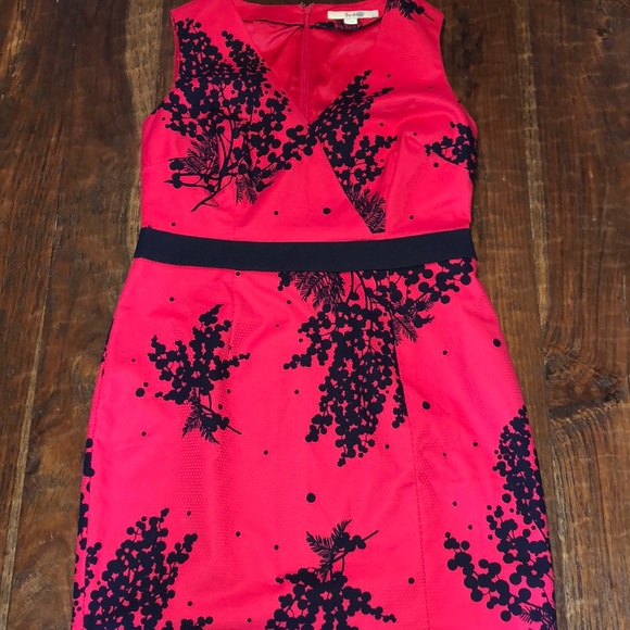 Boden Dresses & Skirts - BODEN Stretch Cotton Floral Brocade Dress